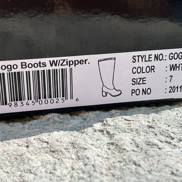 Ellie White Heeled Boots - Picture 6 of 14